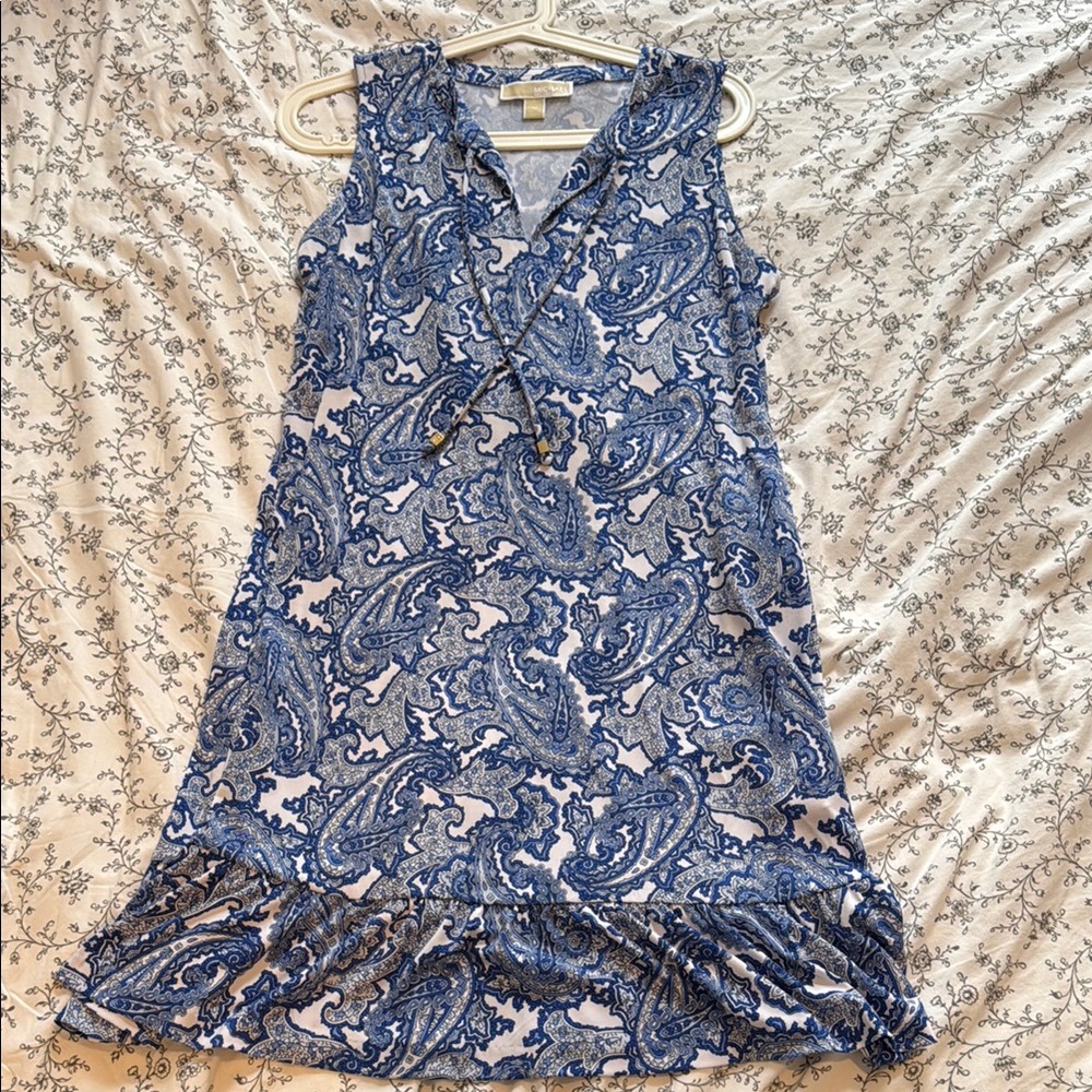 Michael Kors Blue Sleeveless mini Dress